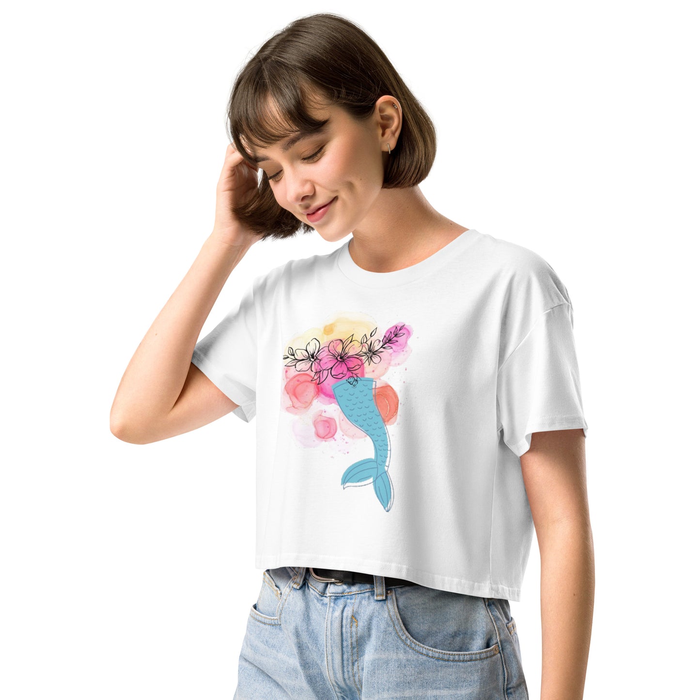 Mermaid Women’s crop top